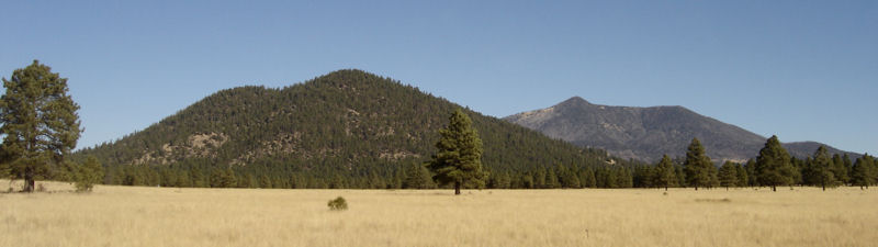 Government Mountain and Sitgreave Mountain, San Francisco Volcanic Field.